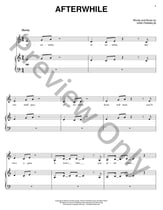 Afterwhile piano sheet music cover